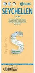 Seychelles térkép Borch, fóliás 1: 50 000 (ISBN: 9781770267862)