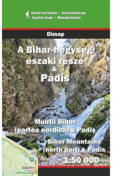 Bihari Pádis karsztvidéke turistatérkép Dimap (ISBN: 9786155397011)
