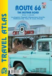 Route 66 térkép, kis autóatlasz ITMB (ISBN: 9781553413011)