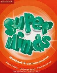 Super Minds Level 4 Workbook with Online Resources - Herbert Puchta, Günter Gerngross, Peter Lewis-Jones (ISBN: 9781107483033)