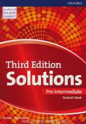 Solutions 3rd Edition Pre-Intermediate Student's Book (ISBN: 9780194510561)
