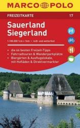 17. Sauerland turista térkép, Siegerland 1 : 110 000 (ISBN: 9783829743174)
