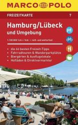 7. Hamburg, Lübeck und umgebung Marco Polo turista térkép 1 : 100 000 (ISBN: 9783829743075)