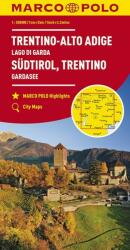 Trentino térkép Dél-Tirol térkép 1: 200 000 Garda-tó térkép (ISBN: 9783829739757)