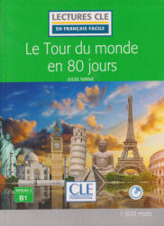 Jules Verne: Le tour du Monde en 80 jours - Niveau 3/B1 (ISBN: 9782090318760)