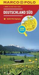 Németország Dél autótérkép - Marco Polo (ISBN: 9783829738194)