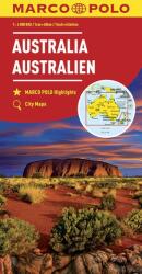 Ausztrália térkép Marco Polo 1: 4 000 000 (ISBN: 9783829739498)
