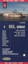 USA 9. Südost-USA térkép Reise 1 : 1 250 000 (ISBN: 9783831772834)