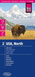 USA 2. Nord-USA térkép Reise 1: 250 000 (ISBN: 9783831773534)