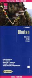 Bhutan térkép Reise 1: 250 000 (ISBN: 9783831773336)