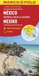 Mexico térkép Marco Polo 1: 2 500 000 Mexikó térkép 2016 (ISBN: 9783829739351)