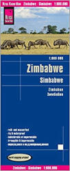 Zimbabwe térkép Reise 1: 800 000 Simbabwe térkép (2014)