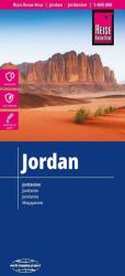 Jordánia autós térkép, Jordánia térkép Reise 1: 400 000 (2015)