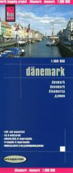 Dánia térkép 1: 300 000 Reise (2016)