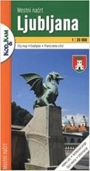 Ljubjana és környéke turista térkép Planinska zveza Kod and Kam 1: 50 000 (ISBN: 3838803150311)