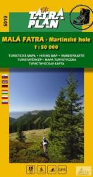5019. Kis-Fátra turista térkép Tatraplan 1: 50 000 2016 (ISBN: 9788089134489)