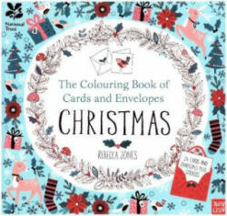 National Trust: The Colouring Book of Cards and Envelopes - Christmas - Rebecca Jones (2016)