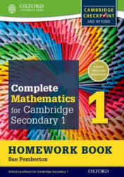 Complete Mathematics for Cambridge Lower Secondary Homework Book 1 (Pack of 15): For Cambridge Checkpoint and beyond - Sue Pemberton (2012)