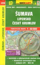 SC 436. Šumava - Lipensko - Český Krumlov turistatérkép, Sumava turista térkép Shocart 40 000 (ISBN: 9788072247141)