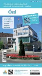 Ózd térkép, Ózd várostérkép fémléces falitérkép 100x70 cm 1: 15 000 Stiefel (ISBN: 9789639939707)