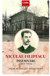 Niculae Filipescu. Însemnări (ISBN: 9786067931150)