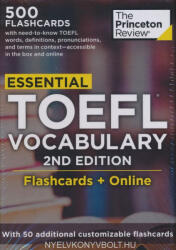 Essential TOEFL Vocabulary, 2nd Edition: Flashcards Online (ISBN: 9780451487742)
