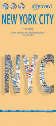 New York City várostérkép- Borch laminált (ISBN: 9783866093034)