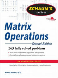 Schaum's Outline of Matrix Operations - Richard Bronson (2011)