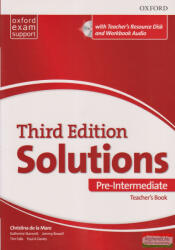 Solutions 3rd Edition Pre-Intermediate Teachert's Book (ISBN: 9780194510745)