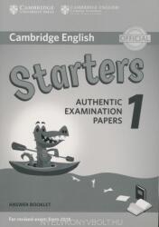 Cambridge English Starters 1 for Revised Exam from 2018 Answer Booklet (ISBN: 9781316635933)