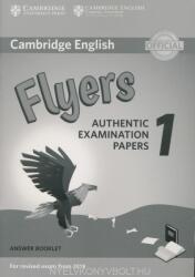 Cambridge English Flyers 1 Answer Booklet for Revised Exam From 2018 (ISBN: 9781316635957)