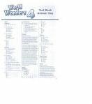 World WONDERS 4 Test Book Answer Key - Katy Clements (ISBN: 9781111218225)