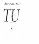 Tu - Mihai Maniutiu (ISBN: 9786066647052)