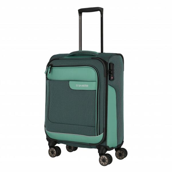Vásárlás: Travelite Viia zöld 4 kerekű kabinbőrönd (92847-80) Bőrönd árak  összehasonlítása, Viia zöld 4 kerekű kabinbőrönd 92847 80 boltok