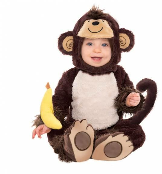 Amscan Детски костюм за най-малките - Маймунка Размер за най-малките: 12 -  18 месеца Карнавални костюми за деца Цени, оферти и мнения, списък с  магазини, евтино Amscan Детски костюм за най-малките -