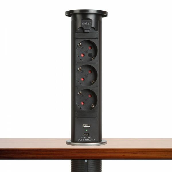 3 Plug + 2 USB (20451B)