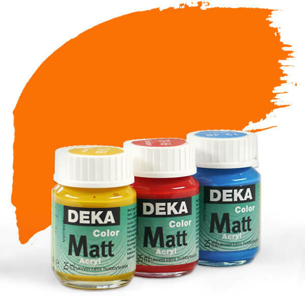 Vásárlás: Deka Color Matt akrilfesték 25 ml - 10 narancs Hobbi festék árak  összehasonlítása, Color Matt akrilfesték 25 ml 10 narancs boltok