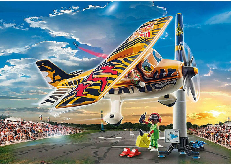 Playmobil Cascadori aerieni - Avion cu elice Tiger (70902) (Playmobil) -  Preturi