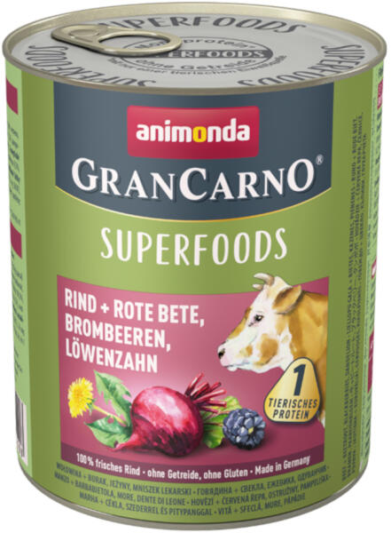 GranCarno Superfoods Beef and Beetroot 800 g