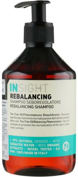 INSIGHT Șampon pentru părul gras - Insight Rebalancing Sebum Control  Shampoo 400 ml (Sampon) - Preturi