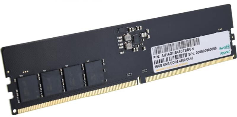 Apacer 16GB DDR5 4800MHz AU16GHB48CTBBGH (Memorie) - Preturi