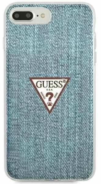 GUESS Husa Cover Guess Jeans Colection pentru iPhone 7/8 Plus Albastru (Husa  telefon mobil) - Preturi