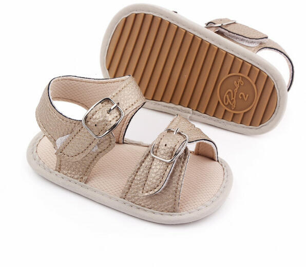 Superbebeshoes Sandalute aurii cu catarama (Sandale, papuci plus bebelusi)  - Preturi
