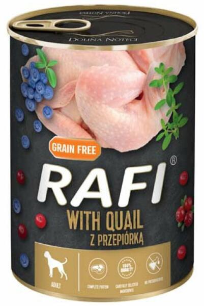 RAFI Adult konzerv- fürj vörös- és kék áfonyával 400g