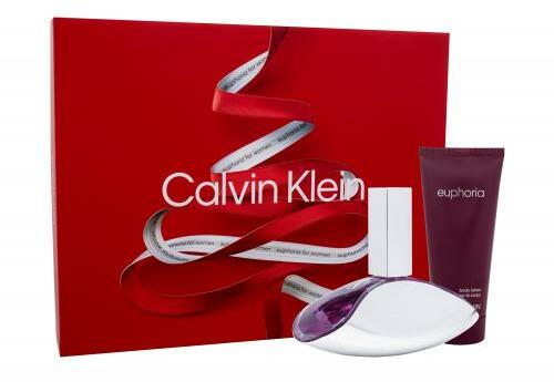 Calvin Klein Euphoria set cadou apă de parfum 100 ml + lotiune de corp 100  ml pentru femei (Pachete de cadouri) - Preturi