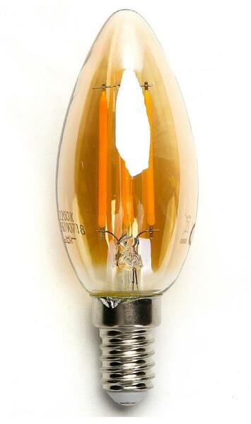 B. V. LED Izzó C35 E14/4W/230V 2200K - Aigostar AI0131 (AI0131)