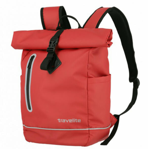 Vásárlás: Travelite Basics Rollup piros vízlepergetős futár hátizsák  (96314-10) Hátizsák árak összehasonlítása, Basics Rollup piros  vízlepergetős futár hátizsák 96314 10 boltok