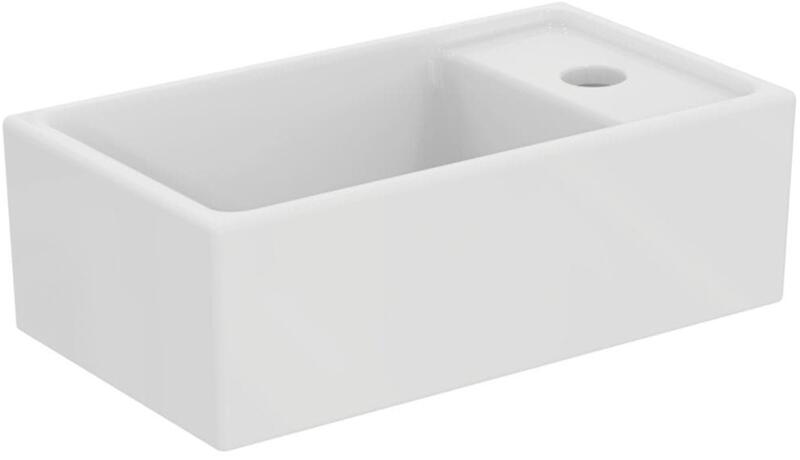 Tempo 37x21 cm right white (E211201)
