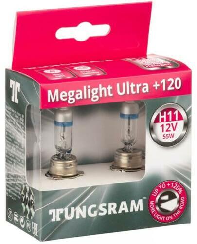 Vásárlás: Tungsram Tungsram H11 Megalight Ultra halogén izzó +120% Autó izzó  árak összehasonlítása, Tungsram H 11 Megalight Ultra halogén izzó 120 boltok