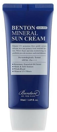 Vásárlás: Benton Cosmetic Skin Fit Mineral fényvédő SPF 50+ 50ml Naptej,  napolaj árak összehasonlítása, Skin Fit Mineral fényvédő SPF 50 50 ml boltok